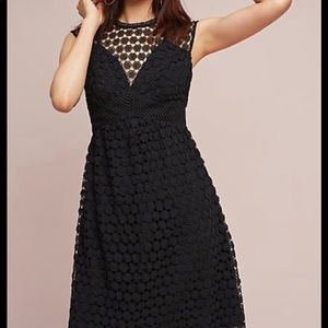 Anthropologie black dress
